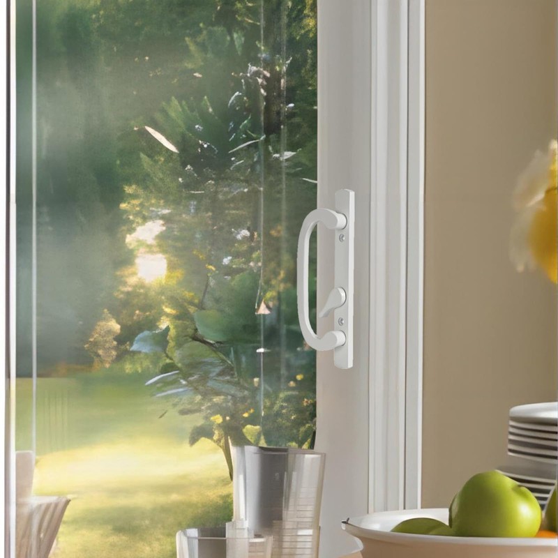 Sliding Patio Door Handle Replacement with Zinc Diecast I/E Pulls,