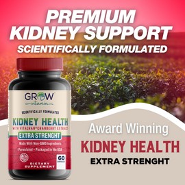 06/2030 PurePremium Kidney Support Supplement with Cranberry Extract - Kidney Cleanse, D