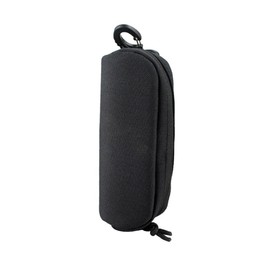 ZZY Tactical Molle Glasses Pouch, Durable Black Glasses Case for Eyeglasses and Sunglasses, Shockproof Eyeglasses Case with Molle Attachment, Portable Sunglass Case for Outdoor Use