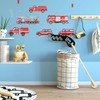 Sunnywall Premium Wall Sticker Fire Brigade Action Car Wall Sticker