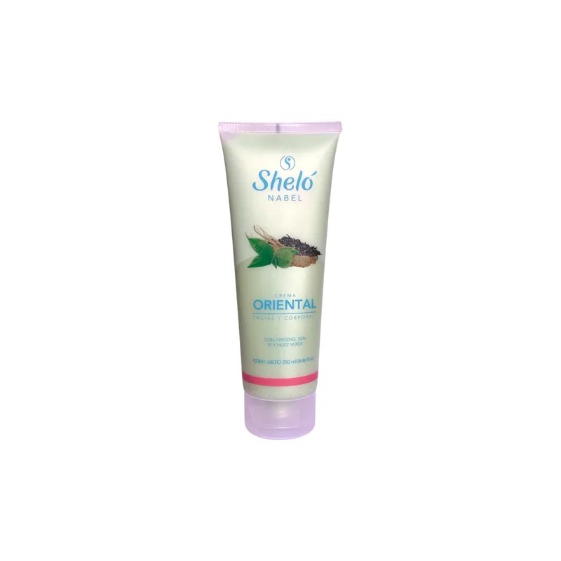 Crema Oriental Facial Corporal Ginseng Te Verde Shelo 2pzs