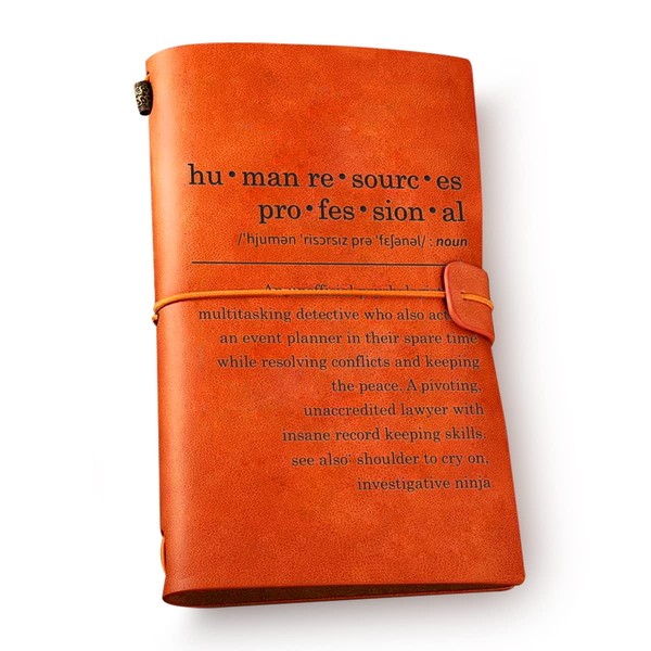 Human Resources Professional Definition Leather Journal Notebook from Women Men