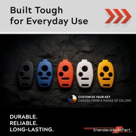 Cutting NOT Required for Honda Key Fob Cover Shell for Civic Accord CRV Pilot Element - Custom Fit Durable Design Easy Installation by StandardAutoPart (4 Button) (Pack of 2) (Pink)