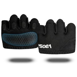 Guantes Deportivos Antideslizantes y Anti-Callos, Guantes de Gym para Mujer y Hombre, Diseño de Medio Dedo Transpirable, Apto para Entrenamiento en Gimnasio y Levantamiento de Pesas