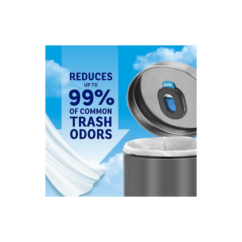 Febreze Trash Odor Fighter - Stick-On Deodorizer for Fresh Scents