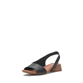 Lucky Brand Women's Rimma D'Orsay Sandal Heeled, Black, 6.5