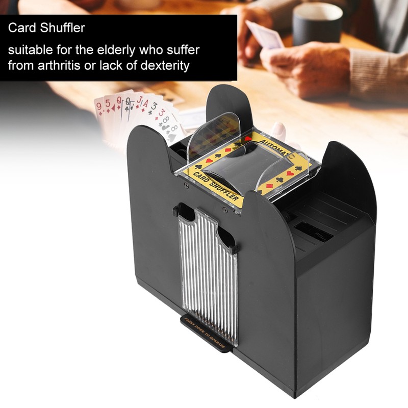 Card Shuffler Automatic Battery Powered Playing Card Shuffler Machine for