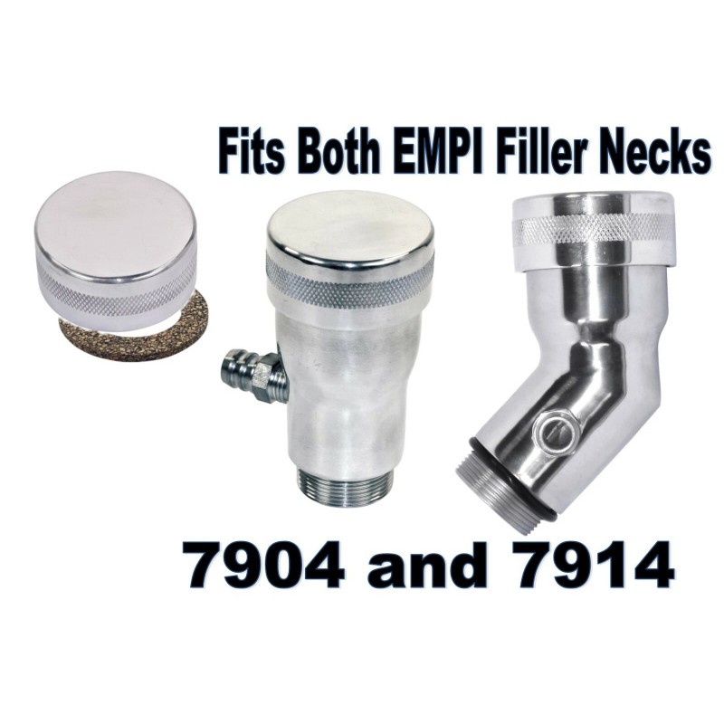 BUGPACK VW BILLET CAP FOR SMOOTH OIL FILLER NECKS POLISHED