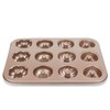 Beasea Donut Baking Pans, 1 Pack Nonstick Small Mini Doughnut