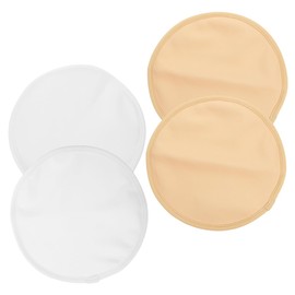 Healeved 4pcs Reusable Castor Oil Breast Wraps Comfortable Nursing Oil Packs for Breast Care Non-leakage Design for Sleep and Relaxation Soft and Pads