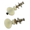FLEOR White Ukulele Tuning Pegs Pin Machines Tuners Pack of