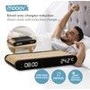 MOOOV 477349 Alarm Clock, Charger, Induction, 15 W and USB-C