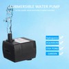 Fountain Pump, Mini Submersible 4W Fountain Circulation Hydroponics Pump for