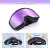 Ski Goggles, Adult Snowboard Goggles for Men Women, OTG Snow