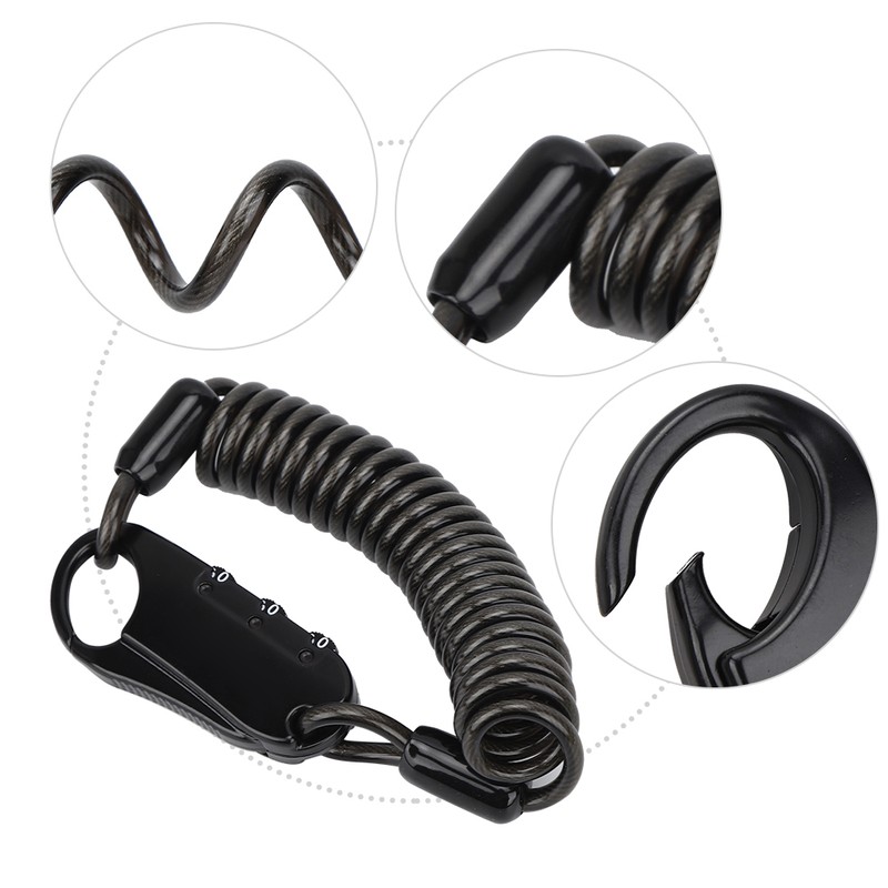 L-04 Black Zinc Alloy Bicycle Helmet Cushion Wheel U Shape