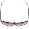 Carrera 33 sunglasses Men Rectangular, 8v4 Black Red White, 62