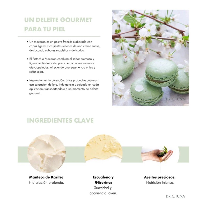 Faramasi Crema Hidratante Sólida Y Jabon De Ducha Pistachio.
