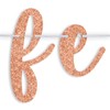 Rose Gold Glitter Feliz Dia Mama Banner, Happy Mother's Day