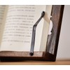 SINOBEST Book Stand with Page Clips, Foldable Reading Rest Holder,