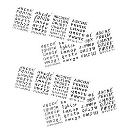 jojofuny 24 Sheets Plastic Alphabet and Number Stencils for DIY Painting Scrapbooking and Calligraphy Reusable Templates for Creative Art Projects and Pattern Design