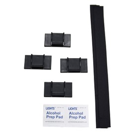 TF Service EP-64VB Earthquake Countermeasure Fall Prevention, Black, For Large Ranges, Pack of 2, 11.8 x 2.5 x 0.7 inches (300 x 64 x 17 mm)