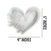 Autism Heart Freshie Mold Silicone Autism Awareness Puzzle Piece 5x4x1”
