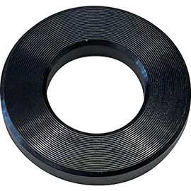 Trusco WCC3012-3 Washer, Iron Crosome, Outer Diameter: 1.2 inches (30 mm), Inner Diameter: 0.4 inches (12 mm), Thickness 0.1 inches (3 mm)