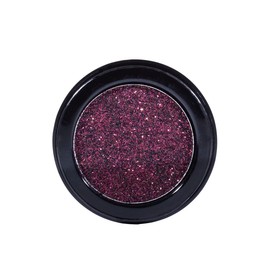 PINK UP | Glitter Compacto Para Ojos | Alta adherencia | Textura extra suave | Finos Brillos Para Usarlo en Ojos Labios y Cuerpo | 12 Tonos Vibrantes | Maquillaje | Color Bugandy | Modelo PKG06
