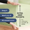 Extra Deep Pocket Queen Sheets - 4 Piece Breathable &