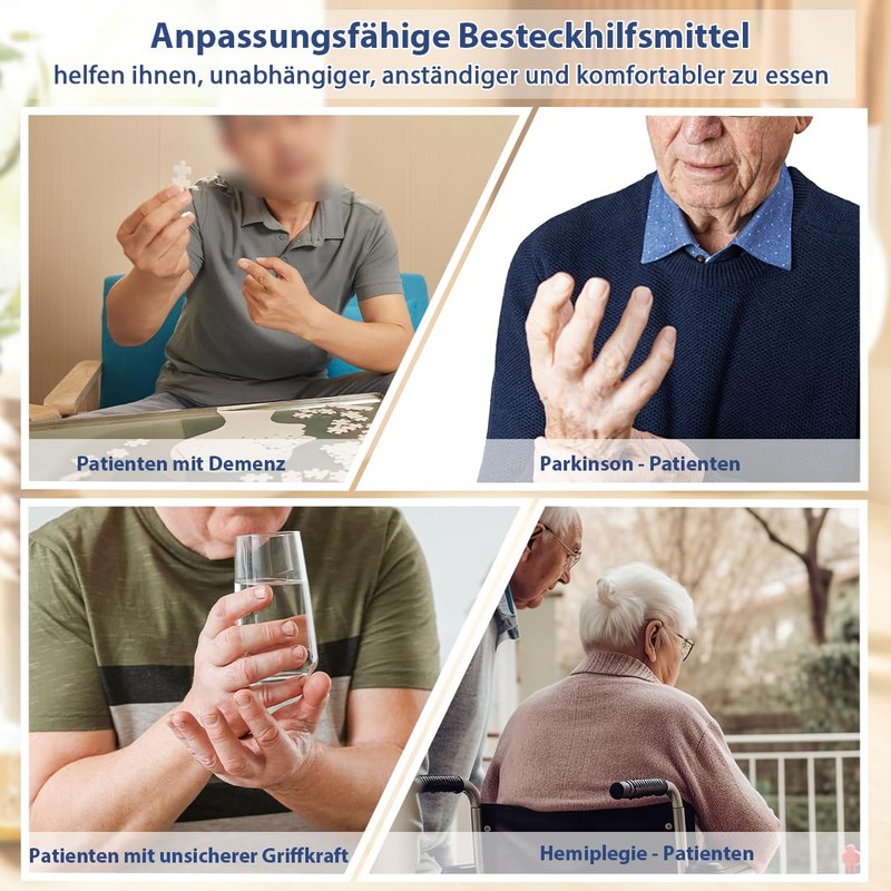 Adaptive Utensils Weighted Cutlery for Trembling and Parkinson's Patients Utensils