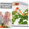 Kisangel 6 Pack Fake Floating Duckweed for Aquarium Pond Natural