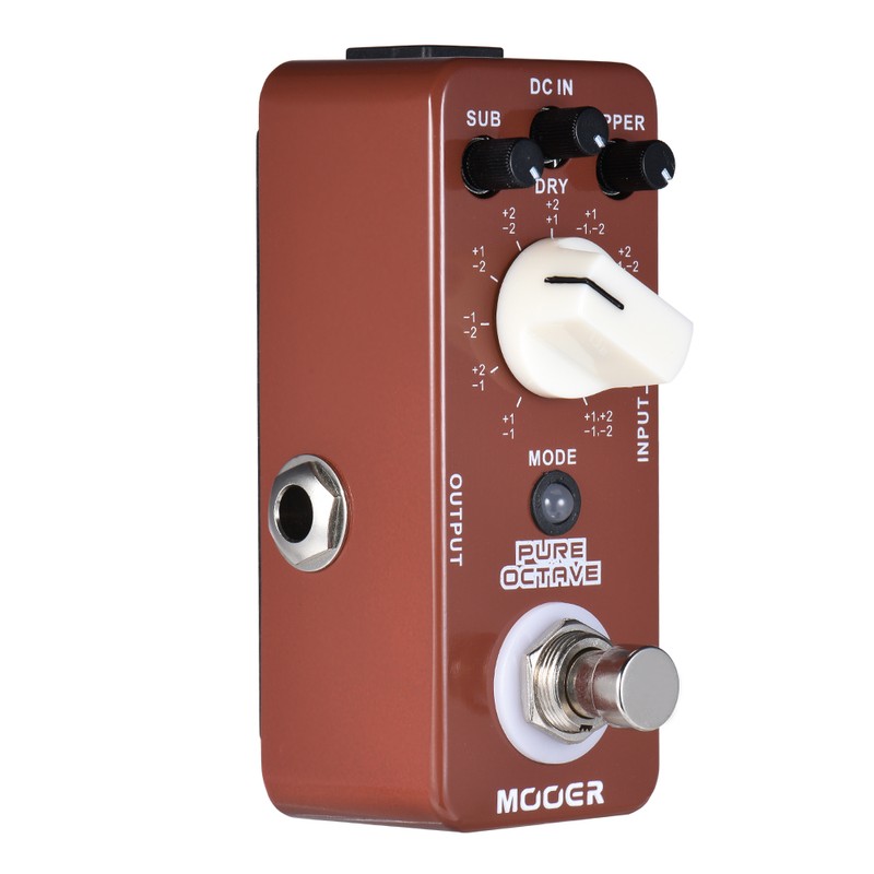 MOOER PURE OCTAVE Mini Octave Guitar Effect Pedal 11 Octave