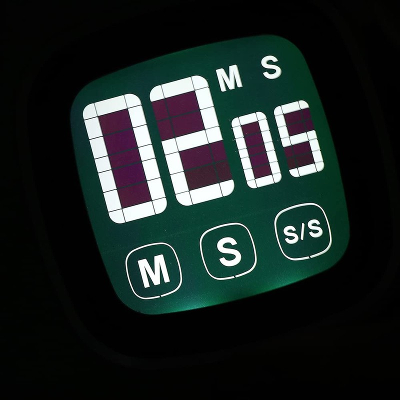 MPM Digital Kitchen Stopwatch Made of Plastic, Countdown Timer, with