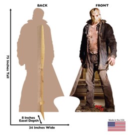 Cardboard People Jason Voorhees Knife Life Size Cardboard Cutout Standup - Friday The 13th (2009 Film)