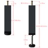 KUSRUP Metal Adjustable Height Bed Furniture Foot Legs Heavy Duty