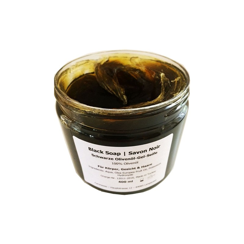 Carenesse Savon Noir Pure Olive Oil Black Soap Paste 400ml