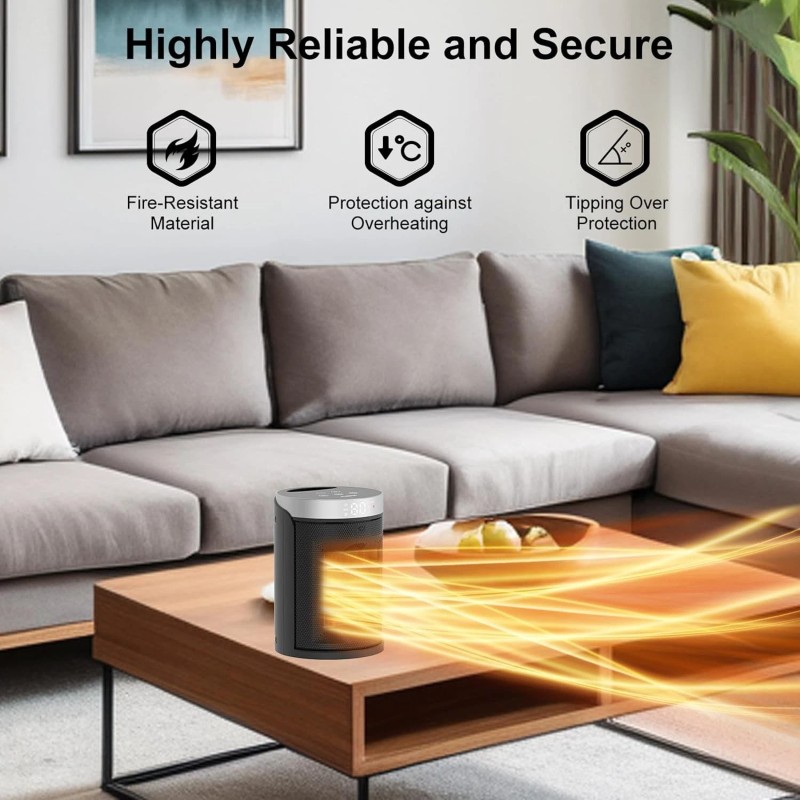 AUBKN Space Heater, AUBKN Small Portable Electric Heaters for Indoor
