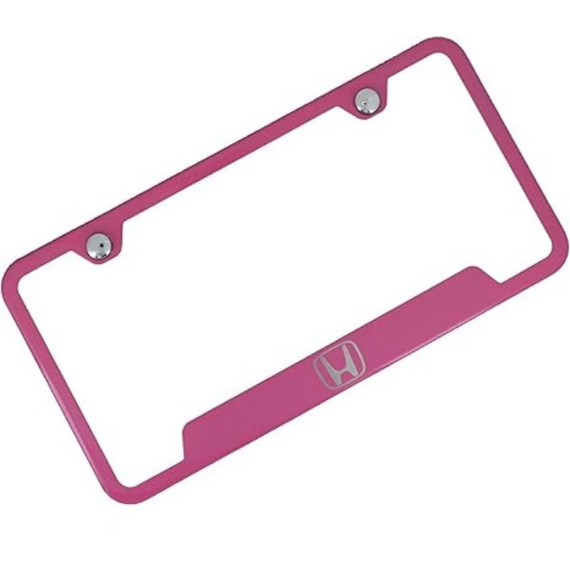 Au-TOMOTIVE GOLD Logo Stainless Steel License Plate Frame for Honda