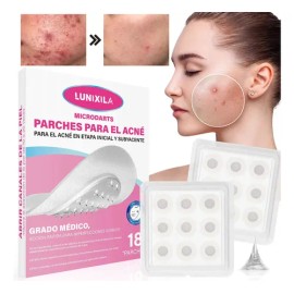 Parches Acne Con Micropuntos Granos,barros,día Y Noche Acneica Día/noche