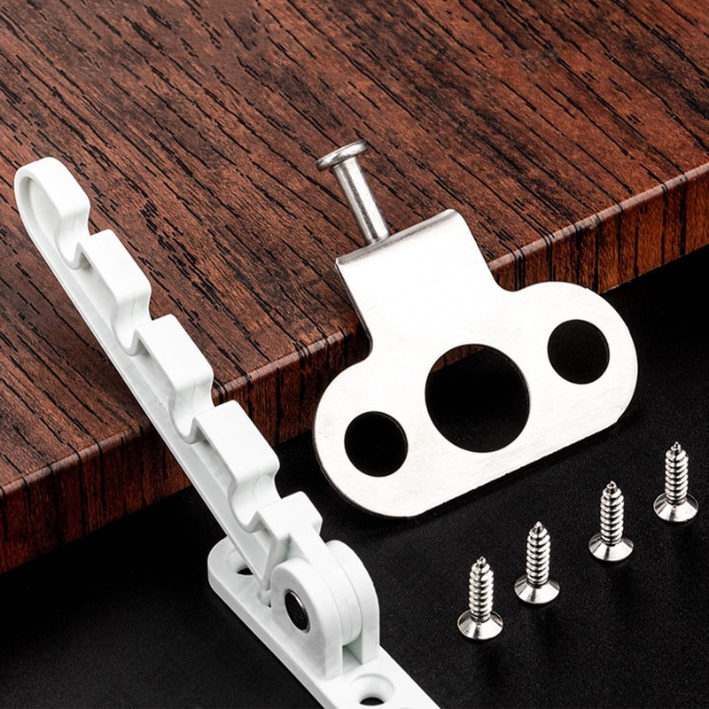 Set of 4 Metal Window Locks, Window Stoppers, Window Tilt