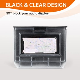 CUSAUTV RZR Center Console Dash Storage Box with Seal Compatible with Polaris RZR XP 4 1000 S 900 2014-2018 Accessories ABS Center Console Compartment Storage Dry Box Organizer Tray