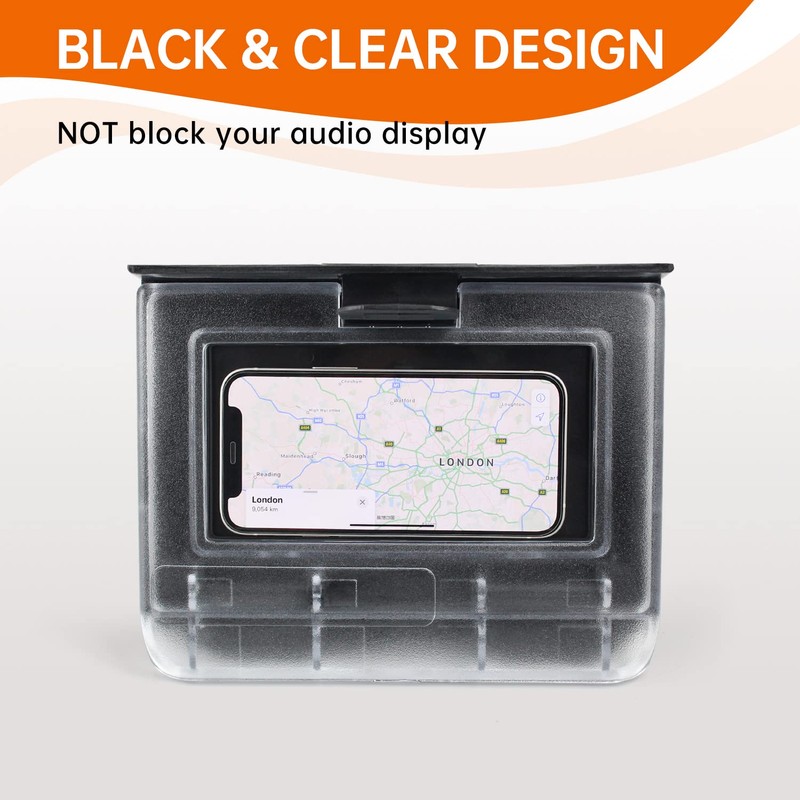 CUSAUTV RZR Center Console Dash Storage Box with Seal Compatible