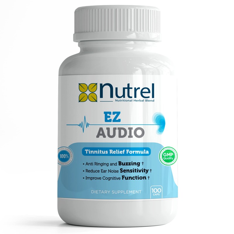 Ez Audio - (100 CAPS) Advanced Hearing Ringing Relief Support