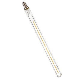 K JINGKELAI T300 Dimmable Vintage LED Edison Bulbs 6W T300 Dimmable LED Filament Bulb Long Tubular Vintage LED Lights,E14 Small Base,Clear Glass,Warm White 2300K,6W(40W Equivalent),4 Pack