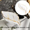 Ceramic Leaf Soap Dish, Soap Dish with Drain, Leaf Soap