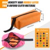 Hillban 24 Pcs Small Tool Bag Pouch Zipper Heavy Duty