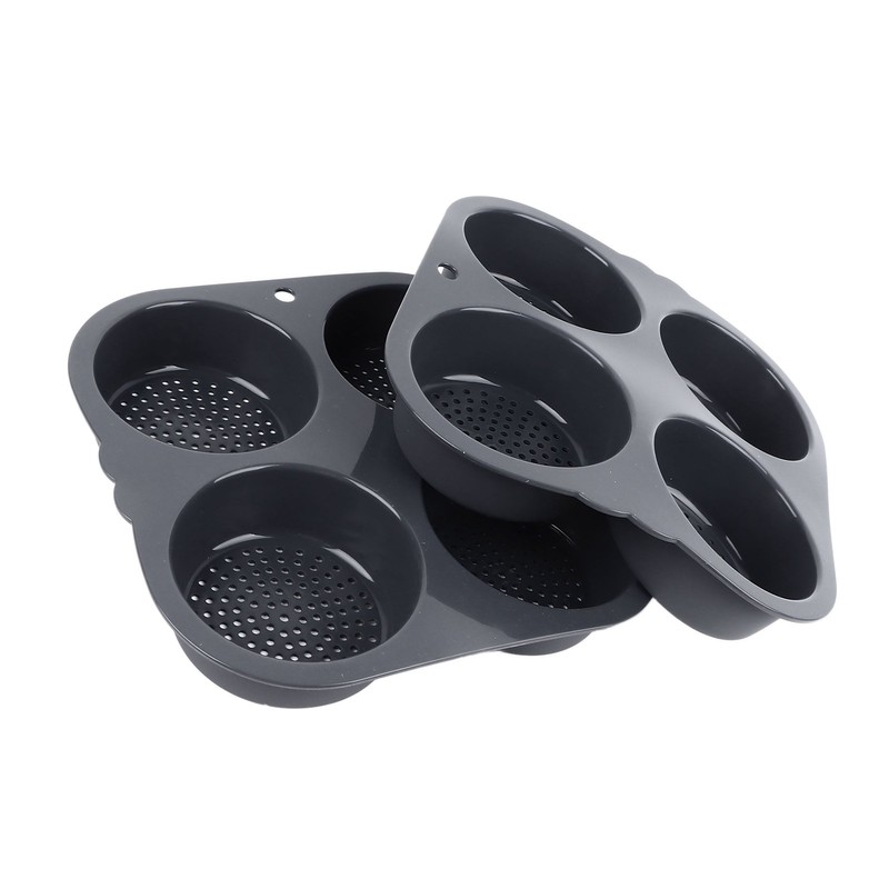4 Cup Hamburger Bun Pan Dishwasher Safe Silicone Hamburger Bun