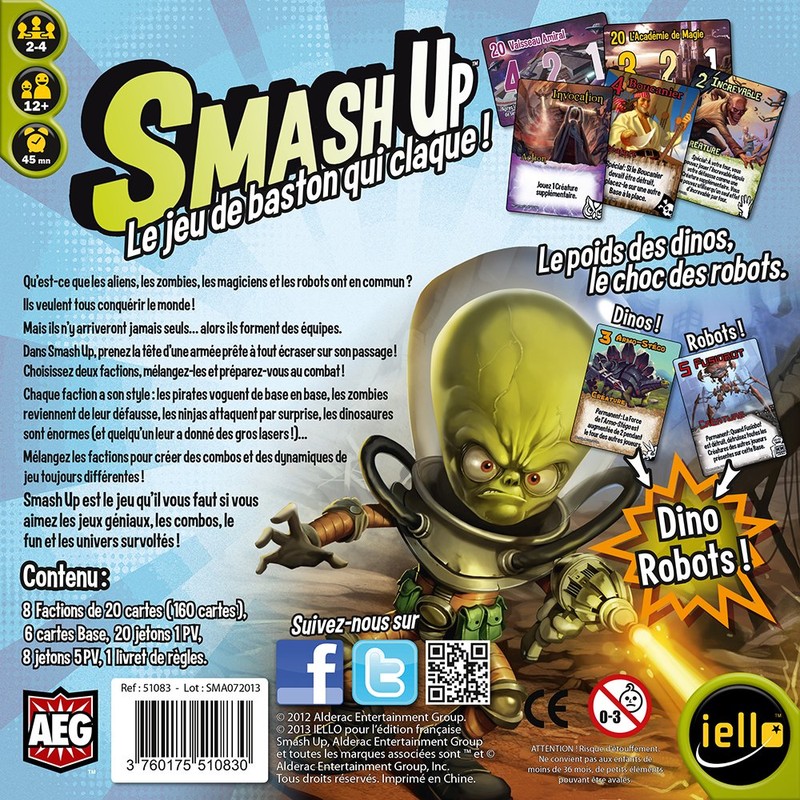 iello 51083 – Card Game Smash Up