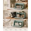 TIRYIUOU Bread Box for Kitchen Countertop: Large Capacity Farmhouse Bread