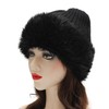 ZLYC Winter Faux Fur Slouchy Beanie Hat for Women Warm